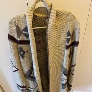 Lucky brand long cardigan sweater